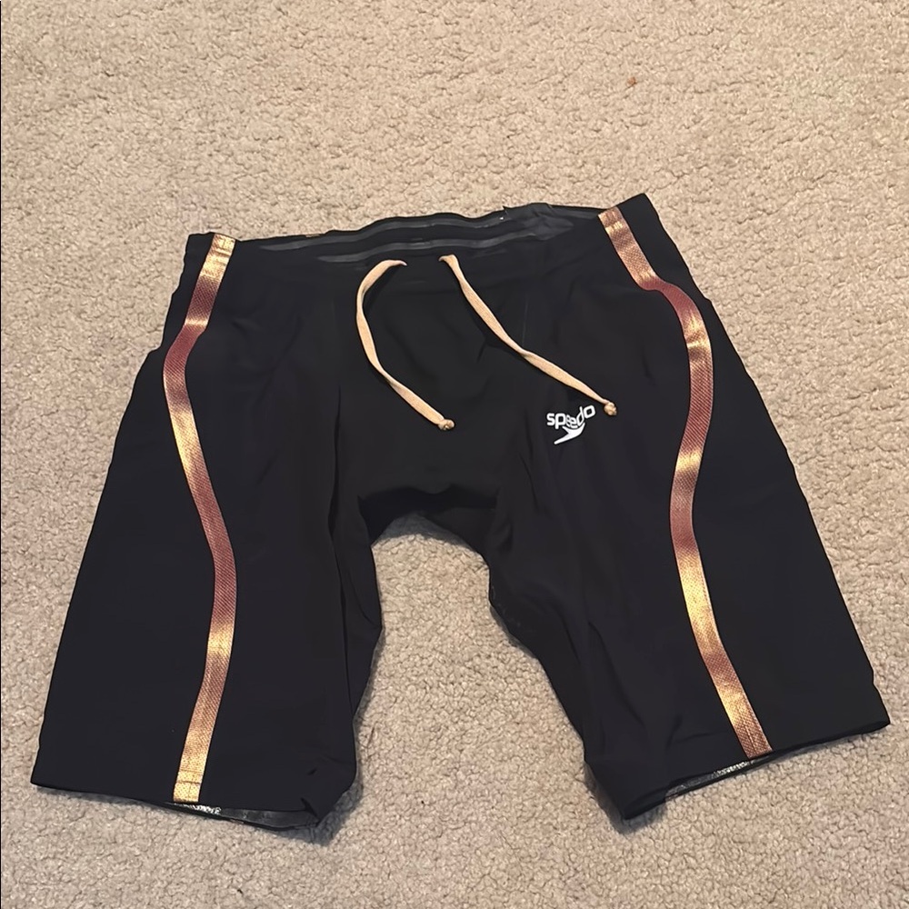 Speedo Black/Rose Gold Fastskin LZR Pure Intent Tech Suit